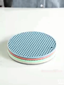 Multifunction Non-Slip Silicone Mat Table Kitchen Pot Mat Bowl Pad Heat Resistance Tableware Honeycomb Stylish 硅胶隔热垫