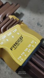 Kunci L Ballpoint 9 Set Panjang FREED - Rose Gold