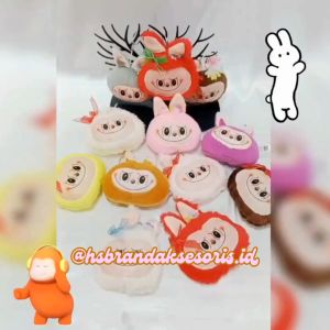 GANTUNGAN KUNCI LABUBU VIRAL / GANTUNGAN TAS LABUBU BULU / CUTE LABUBU KEYCHAIN / KYL751013