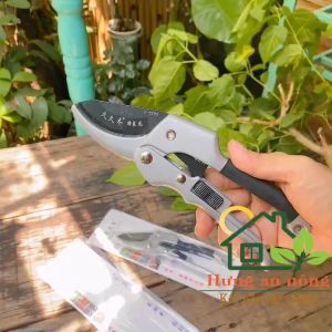 KLV6B – kéo cắt cành cộng lực lưỡi thép Nhật SK5 phủ lớp Teflon chống gỉ hỗ trợ cắt 50% ( xem trong mô tả )