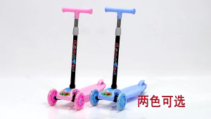Ready Stock Kid Children Foldable Scooter With LED Wheels Heigth Adjustable kids scooter kid scooter
