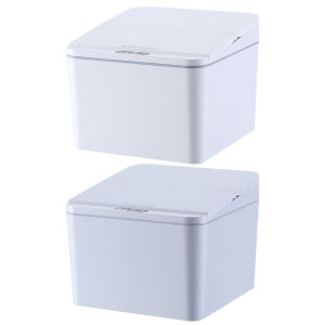 【New Arrival】Electric Sensor Desktop Trash Can Portable Automatic Waste Bin with Lid Garbage Bin Battery/Rechargeable for Car Outdoor