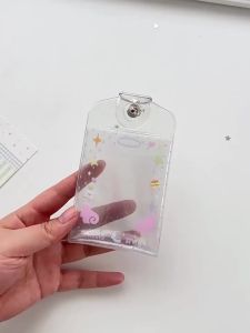 Hộp Đựng Thẻ Ảnh Kpop Hai Mặt Họa Tiết Chấm Bi Thiên Thần Kích Thước 3 Inch Nhiều Ngăn Dành Cho Người Sưu Tầm