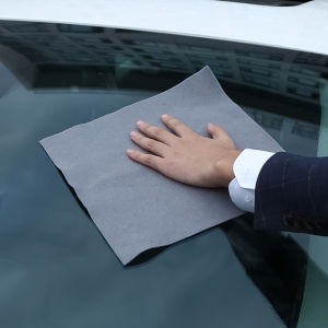 【Free Shipping】Thickened Magic Cleaning Glass Cloth No Trace Reusable Microfiber Windows Mirror Cleaning Cloth Car Glasses Washing Towel