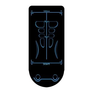 Fitness Thickened Exercise Mat For Ab Wheel And Sit-Ups