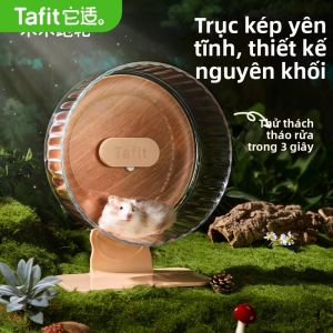 Tafit | Bánh Xe Tập Thể Dục Siêu Yên Tĩnh cho Chuột Hamster và Chuột Hamster Vàng Kích Thước Lớn