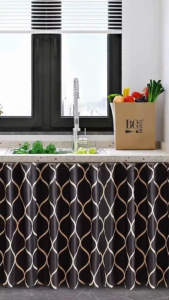 Dust-proof Langsir Kabinet Dapur Tirai Dapur Cabinet Wardrobes Cabinet Curtain Kitchen - DP
