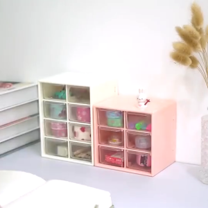 9 Slot Grid Drawer Desk Organizer Drawer Grid Mini Drawer Storage Jewelry Multi Grid