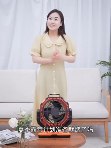 [SG SELLER] Wireless 40000Mah 3-In-1 Portable Camping Rechargeable Travel Fan Air Circulator Outdoor Indoor Fan Lights