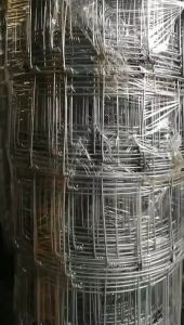 รั้วถักปม  (ช่องตา4x4") ม้วน50เมตร ตาข่ายเหล็กชุบกัลวาไนซ์ ทนสนิม รั้วสำเร็จรูป ตาข่ายล้อมแพะ วัว แกะ รั้วตาข่ายแรงดึง ลวดล้อมไร่