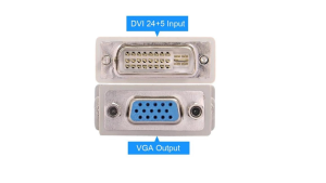 Đầu Chuyển DVI-I 24+5 sang VGA (Chân Dương) - Adapter DVI to VGA Cao Cấp - Dùng Cho Card Màn Hình Cũ - Chống Nhiễu Tốt