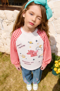 PPTOWN | Girl Long Sleeve T-Shirt Spring Base Shirt