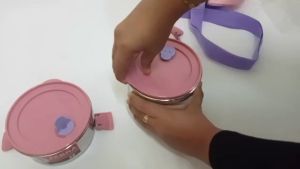 ZEBRA LUNCH PACKER PINK/PURPLE