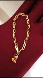 Perhiasan Titanium Gelang Anak Perempuan Karakter  Lucu dan Cantik Gelang anak atau bayi lapis emas anti karat