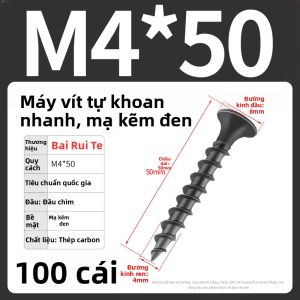 BAIRUITE | Vít Tự Khoan 304 Thép Không Gỉ M4