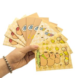 32P/10 Books Cute Capybara Kids Small Book Cartoon Portable Notepad Soft Copy Pocket Book Mini notebook Student Stationery Gifts