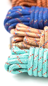 KIYO Tali Jemuran Baju 10 meter Bahan Nilon / Tali Tambang Nylon Serbaguna Warna Warni