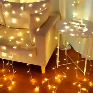 【ShopWithJoy】Birthday Party Decoration LED Light Christmas Fairy Light Decor Lampu Raya Kelip Lampu Lip Lap Led 1set