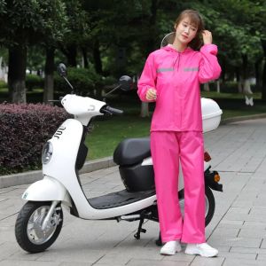 Fashionable Breathable Separate Design Raincoat And Rain Pants Set for Men And Women Adult Full Body Waterproof Rain Suit for Cycling And Hiking