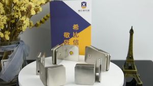 Heavy duty Stainless Glass Clip 0° / 90° Square 8-12mm Glass Clamp For Bathroom Shower Enclosure