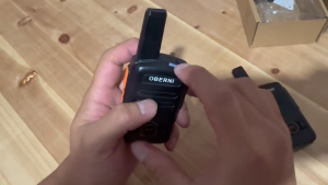 Mini Walkie Talkie 5KM Dual PTT One click frequency matching Copy frequency USB Type-C Fast Charging 【Gift Headset】