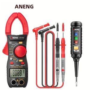 ANENG | Máy Đo Kẹp Điện Tử ANENG ST170 Kèm Bút Thử Điện Áp B15 1999 Phép Đo Đo Dòng Điện Xoay Chiều Điện Áp AC/DC Điện Trở Điện Dung NCV Quà Tặng Miễn Phí Cho Thợ Điện