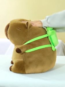 ส่งจากกทม.🔥หมอนผ้าห่ม ตุ๊กตาคาปิบาร่า สะพายกระเป๋าน้องเต่ามินิ Capybara 30ซม. ของเล่นตุ๊กตา ตุ๊กตาผ้ากํามะหยี่ขนนิ่ม น่ารัก ตุ๊กตาคาปิบาราคุงแบกเต่า