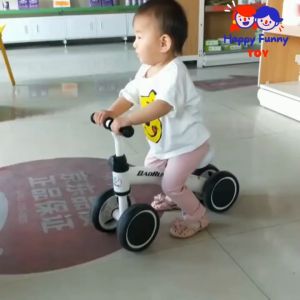TOY😊พร้อมส่ง💯 จักรยานขาไถ รถบาลานซ์เด็ก 4ล้อ แนะนำ10เดือน-3ปี จักรยานสมดุล จักรยานทรงตัว จักรยานขาไถ ของเล่นเสริมพัฒนาการของเล่นเด็ก