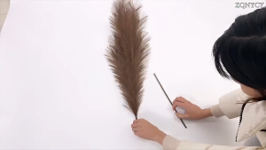 12pcs Artificial Pampas Grass Fluffy Artificial Fake Flower Boho Decor Bulrush Reed