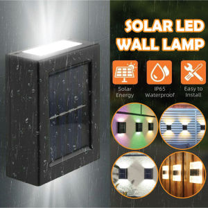 Wahaha LED Solar Light Outdoor Lighting Waterproof Solar Lamp Garden Decoration Wall Lamp Outdoor Lampu Solar 太陽能燈戶外 led