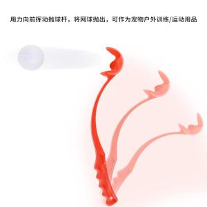 Pet Dog Training Toy Ball Thrower Stick Outdoor Tennis Ball Throwing Toy for Dogs Pet Exercise Interactive Playing Toys