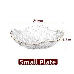 Floral Designed Glass Fruit Plate NORDIC SIMPLE
