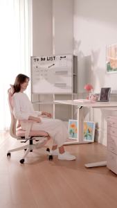 FlexiSpot BS5 PRO Ergonomic Office Chair with Cloud-like Cushion High Back Chair with Footrest Five-star Base with Casters