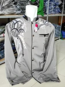 Jasko Polos Big Size Jumbo 3XL 4XL 5XL Jas Koko Pakain Muslim Pria Bahan Hightwis Tebal Halus