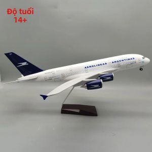 Mô Hình Máy Bay Airbus A380 Của Hãng Hàng Không Argentina Airlines Tỷ Lệ 1:160 Chất Liệu Nhựa Đúc Dành Cho Trẻ Em Dùng Để Trưng Bày.
