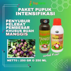 Pupuk Booster Buah Manggis / Pupuk Manggis Biar Cepat Berbuah / Pupuk Pembesar Buah Manggis / Pupuk Buat Pohon Manggis / Pupuk Buah Manggis