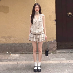 Y6Y | Stylish Summer Sleeveless Off-shoulder Unique Aesthetic Cake Dress