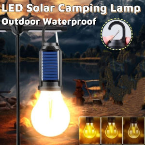 Lampu Kemah Tenaga Surya Portabel Tahan Air Led Solar Camping Light Untuk Penggunaan Dalam Dan Luar Ruangan