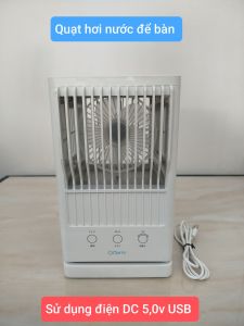 Quạt làm mát bằng hơi nước để bàn QURRA 3R-TCF02 hàng si Nhật