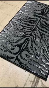 ANIMAL Karpet Lantai 210x300 Zebra Black Cream