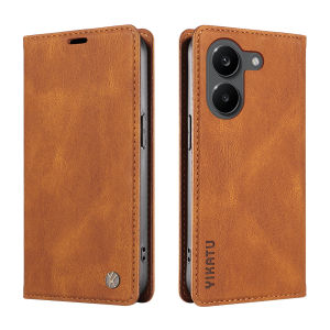 Leather Wallet Card Hoder Magnetic Flip Case for POCO F6 F7 F8 M6 M7 X7 X8 Pro Max Ultra C65 C71 C75 C85 C85X | Kickstand Cover