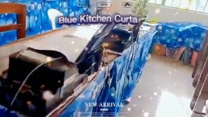 Blue Kitchen Curtains Hot Sale 1PC 70cmx150cm Lababo Under Sink Curtain No Ring Cotton Household Textiles Panlababo Short Half Kurtina COD