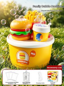 XIDIQI | Toxic-free Automatic Bubble Blower Toy