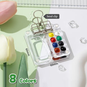 [NC]Travel Watercolour Paint Palette Set Mini Pocket Artist Watercolor Paint Palette Travel Sets For Painters Artists Students