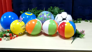 40cm PVC Inflatable Beach Ball/Children Paddling Beach Toy/Durable Inflatable Ball/Colorful Beach Play Ball