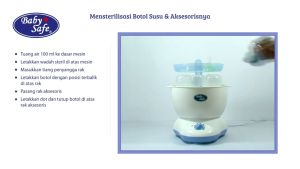 Baby Safe Steril Botol LB309 Multi Function Bottle Sterilizer| Alat Steril Botol Susu Bayi | Multifunction Masak Telor | Penghangat Susu