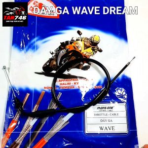 Dây ga W DR TAIFA lắp cho Wave Dream và nhiều dòng xe khác của HD và xe TQ khác.