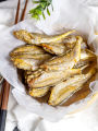 Crispy Spicy Yellow Croaker Fillet Snack. 