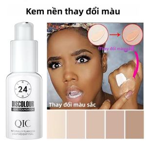 Kem Nền Đổi Màu Theo Nhiệt Độ 30ml Lâu Trôi Chống Nước Dùng Được Cho Cả Nam Và Nữ Tiện Lợi Khi Mang Theo Giúp Đều Màu Da Với Chức Năng Chống Nắng