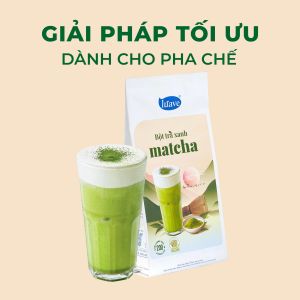 Bột Matcha Lúave 200G - Matcha Uji Nhật Bản Đậm Vị Umami Thơm Dịu Làm Matcha Latte Matcha Đá Xay